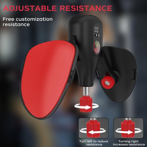 Thigh Master 0-77 lb Adjustable Resistance Inner Thigh Exerciser, Thigh Trainer Pro with Replaceable Handle, Pelvic Floor Trainer Kegel Exerciser Thigh Toner Hip Trainer for Women Men