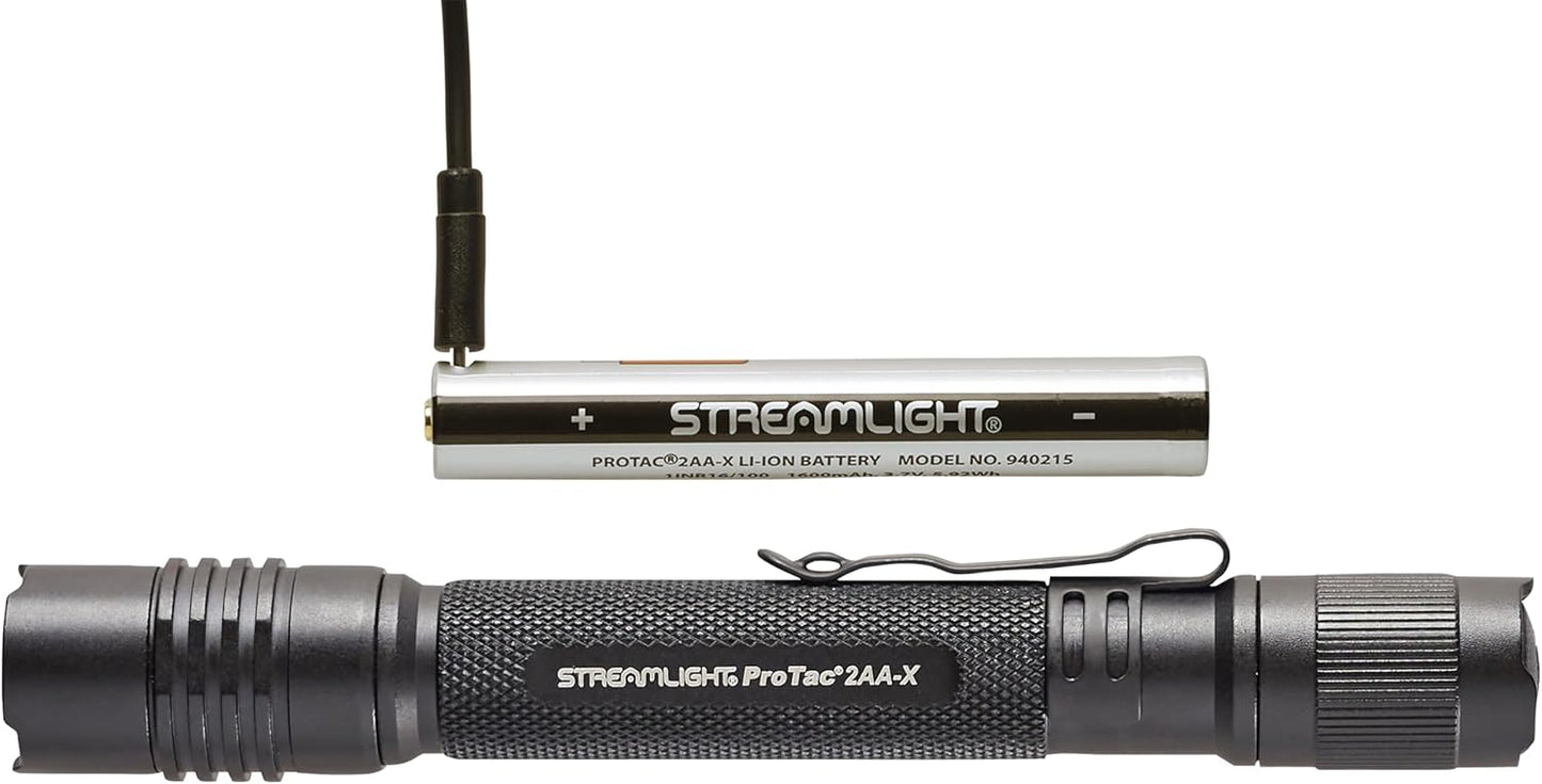 Streamlight 88072 ProTac 2AA-X 270-Lumen Multi-Fuel Personal Carry Tactical Flashlight with Alkaline Batteries, Coyote