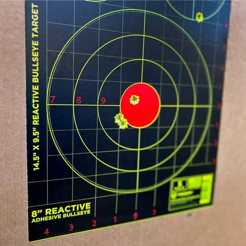 Triumph Systems Shot Seeker with 3 Asst Size Reactive Adhesive Splatter Bullseyes, 10 Count