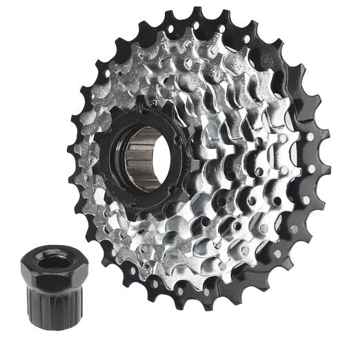 MAKELEN 7 Speed E-Bike Freewheel 11-28 Teeth Screw On Multiple Freewheel Threaded Type Freehub Replacement Parts