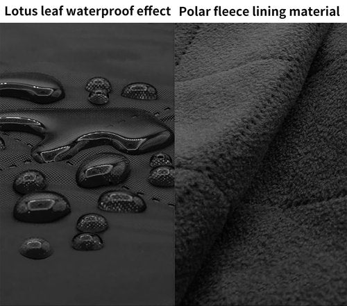 Warm Polar Fleece Blanket Picnic Outdoor & Beach, Machine Washable Camping Quilt for Cold Weather, Adventure, Sleeping, Backpacking (Black)