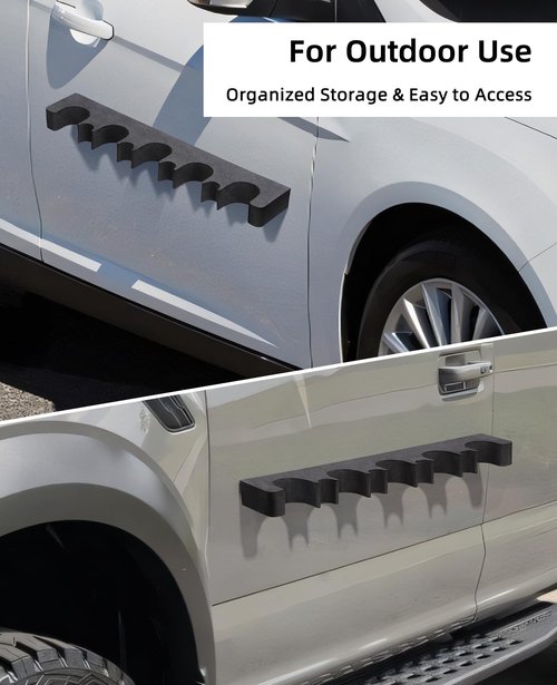 EZshoot Indoor Foam Gun Rack for Storage Rifle Rack with Magnetic Strip Gun Safe Cabinet Accessories Shotgun Holder Quick Access Rack for Outdoor