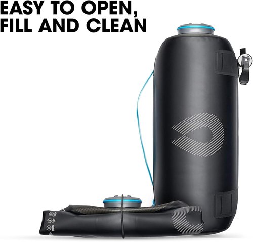 Hydrapak Expedition - Collapsible BPA & PVC Free Water Storage Bag (8L/270oz) - Chasm Black