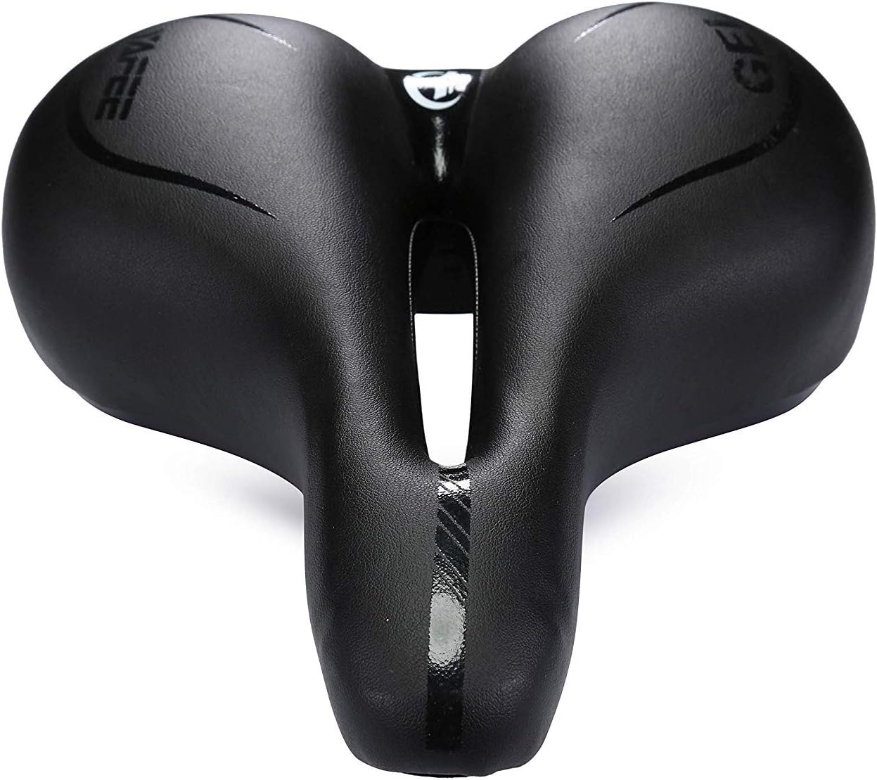 UNISTRENGH Big Bum Bike Saddle Seats Cruiser Suspension Shock Absorbing Ball Extra Wide Silica Gel Padded Cushion Bicycle Cycling