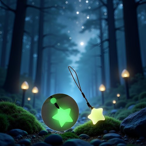 PurYupearl Luminous Star Keychain Fashion Handbag Pendant Unisex Key Chain Charm Key Chain Glow In The Dark Couple Pendant Accessory and Keychain Carabiners Outdoor Recreation