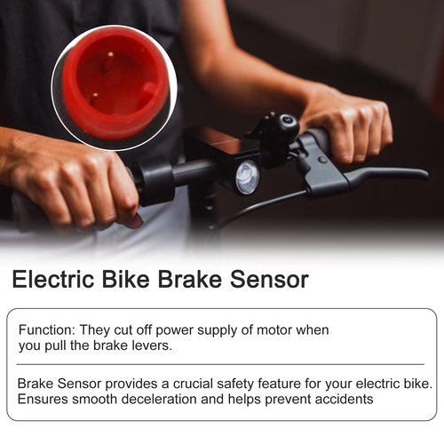 Ebike Brake Sensor, Magnetic Brake Sensor For any Electric Bicycle, Cut Off Power Brake 2/3 Pin 2A 2Y , Electric Bicycles Hydraulic Cut Off Power Brake Connector Kits(2 pins)