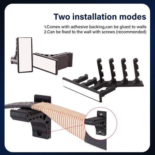 FENJANER Archery Wall-Mounted Bow Rack and Arrow Holder - Bow Wall Mount Storage for Recurve Bow Compound Bow Longbow - 12 Arrows Display Hanger Brackets for Wall in Home (Bow Rack and Arrow Rack)