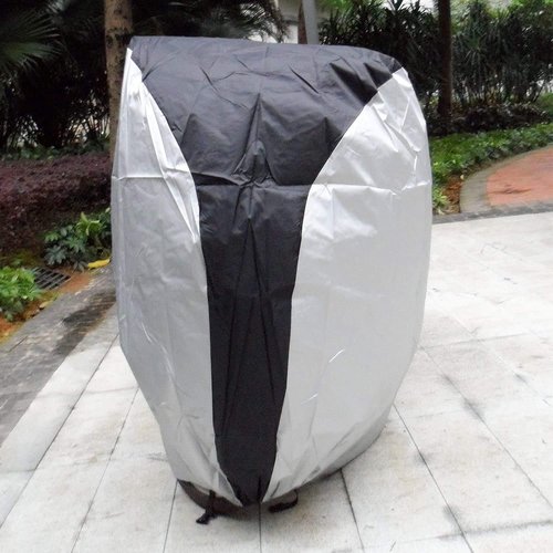 ATCG Bike Cover 190T Nylon Waterproof Bicycle Cover for 20" Bike, Kid's Bike Outdoor Storage with a Bag, S (Black)