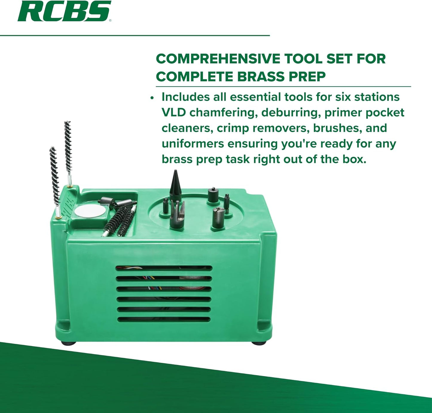 RCBS 90390 120-240 VAC Brass Boss (Us EU Aus UK) Trim Mate Case Prep Centers