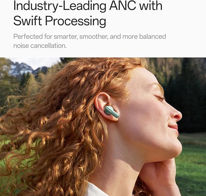 OnePlus Buds 4 Bluetooth Wireless Earbuds, Zen Green, E513A, in-Ear, True Wireless with Active Noise Cancellation
