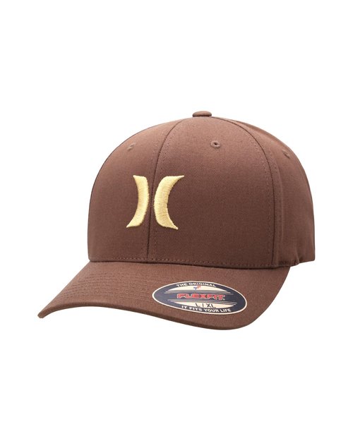 Hurley Mens Baseball Cap - Flexfit Fitted Baseball Caps for Men (Sizes: S-XL), Size Large-X-Large, Cedar