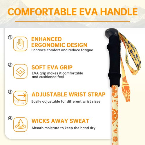 Collapsible Hiking Poles for Kids - 2 Pack Aluminum Trekking Poles Collapsible Hiking Sticks, Lightweight Adjustable Travel Backpacking Gear with Quick-Lock System by Underwood Aggregator