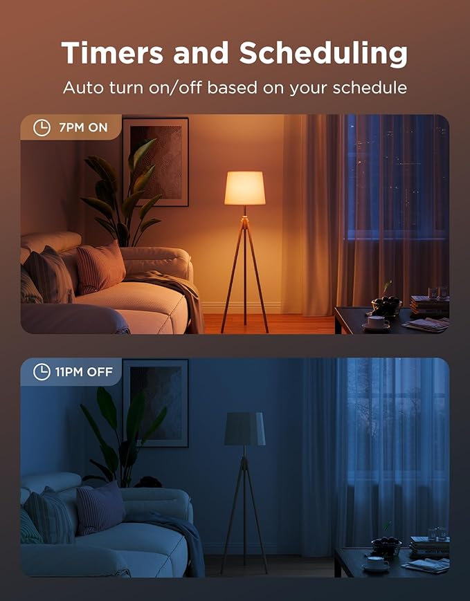 Govee BR30 Smart Light Bulbs, Works with Matter, Alexa and Google Assistant, LED Light Bulb, WiFi RGBWW Color Changing Flood Light Bulbs, Recessed Can Light Bulb, 2.4Ghz only, 850 Lumen, 2 Pack