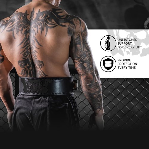 Lever Lifting Belt for Man and Women, Weightlifting with Adjustable Heavy Duty Buckle, Professional Weight Lifting Belt