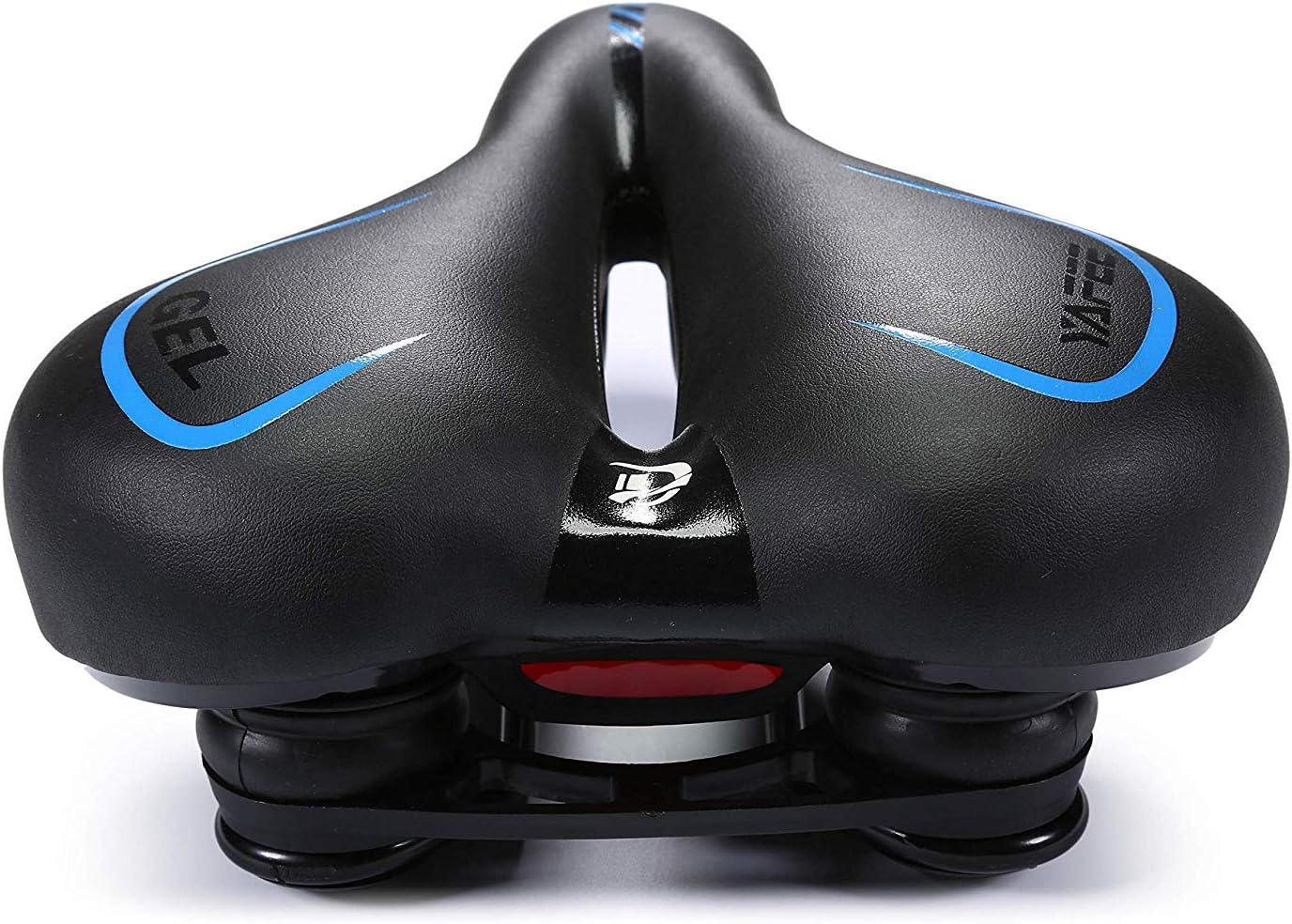 UNISTRENGH Big Bum Bike Saddle Seats Cruiser Suspension Shock Absorbing Ball Extra Wide Silica Gel Padded Cushion Bicycle Cycling