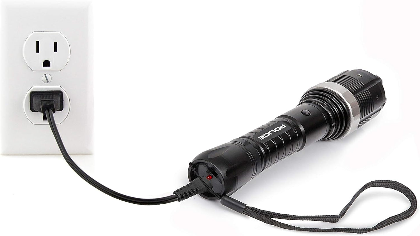POLICE Stun Gun 8800 - Max Volt Rechargeable with LED Tactical Flashlight