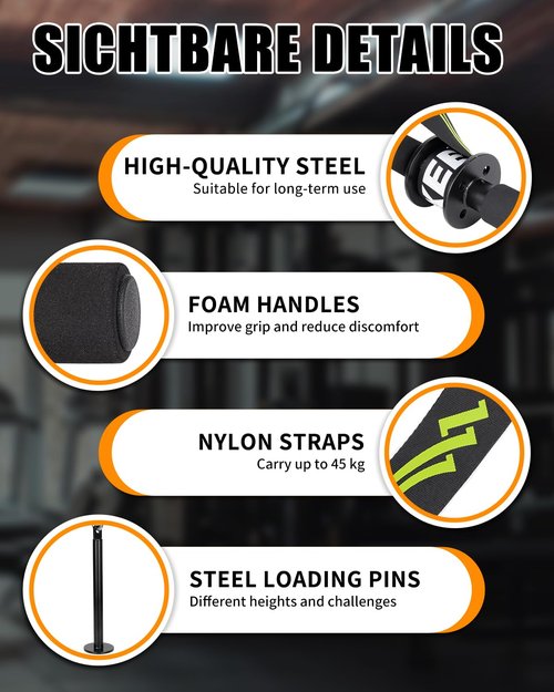 Hikeen Forearm Wrist Roller Trainer Arm Wrestling Training Belt Kit, Arm Strength Training Fitness Equipment Forearm Wrist Straps for Muscle Strength Training at Home, in The Gym or Outdoors