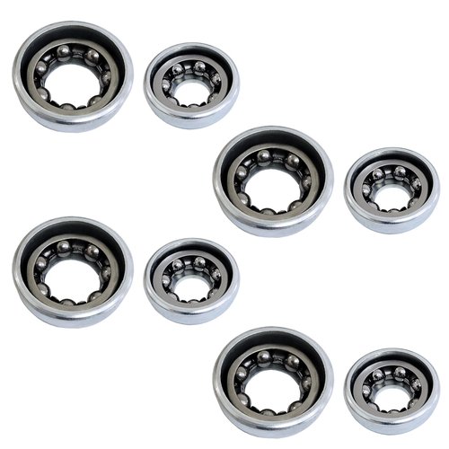 Auto-plaza 4X Front Axle Cups for 5/16 Front Hub + 4X Rear Axle Cups for 3/8 Rear Hub Mountain Bike Bicycle Accessories