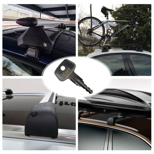 N161 Errebi Thule Key Replacement,Car Rack Replacement Keys for Roof Racks,Carriers,Crossbars - Codes N161[2 pcs]