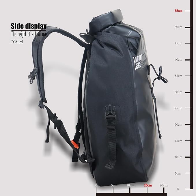 Dry Bags Waterproof Backpack, Waterproof backpack for boating,Floating,hiking, camping and other outdoor activities 25L.(Black)