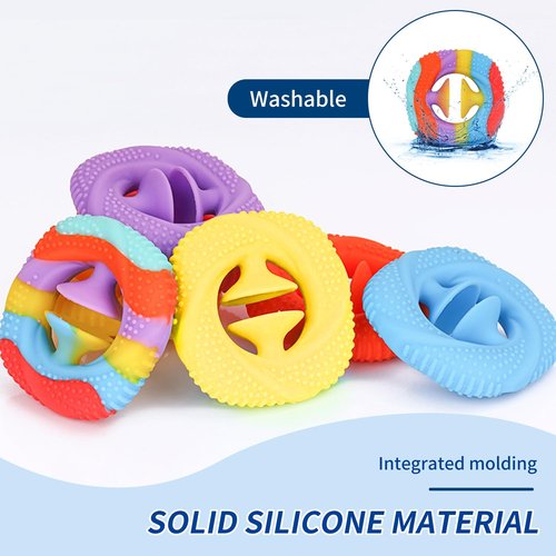 SooGree Hand Grip Strengthener (2 Pack) - Finger Exercisers - Silicone Rings for Muscle Strengthening (Color*2)