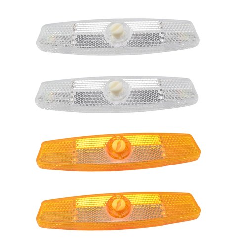 PZRT 4PCS Bicycle Accessories Wheel Spoke Reflective Sheet Clip on Bicycle Reflective Plastic Strips Warning Reflective Signs for Mountain Bike Outdoor Cycling Accessories