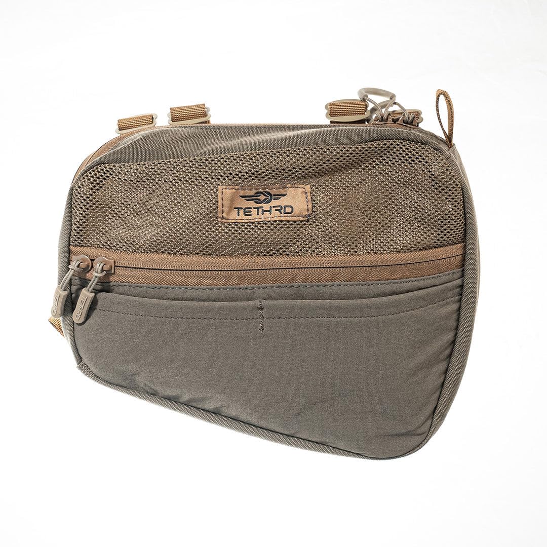 Tethrd Modular Ultralock Pockets (2 PK) - Designed with a Universal Molle Connection - Designated Pocket for The Left and Right Side of You Hunting Saddle