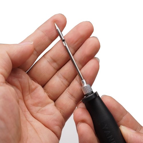 YANDIA Fish Venting Tool ABS Handle(Two Spare Replaceable Stainless Steel Needles)