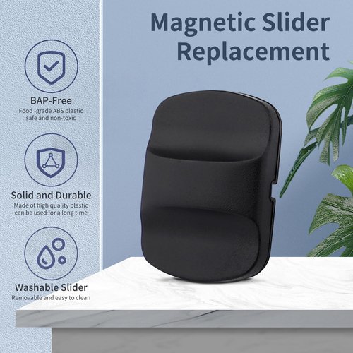 Magnetic Slider Replacement for Yeti, Replacement Magnetic Push block Apply to yeti lid 10 oz, 16 oz, 20 oz, 26 oz, 30 oz, Lid Slider Push Block Parts for Yeti Rambler(5 Pack)