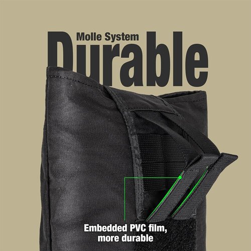 TSPRO MOLLE Drop-Dump Utility Pouch Folding Tactical Magazine Holder for Belts (Khaki)