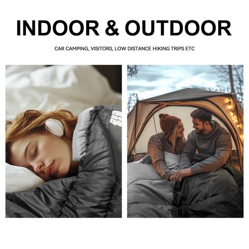 TANSTRIDER Sleeping Bags for Adults Cold Weather & Warm 40℉,4lb Lightweight Sleeping Bag for Tall Kids Girls Boys with Compression Sack,Camping Essentials Gear, Hiking,Travel, Outdoor & Indoor