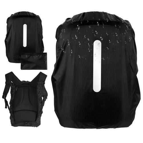 Waterproof Backpack Rain Cover with Reflective Strip, Portable Anti Slip Rain Cover for Backpack, Waterproof Ultralight Backpack Cover for Hiking, Camping, Traveling (26-40L)