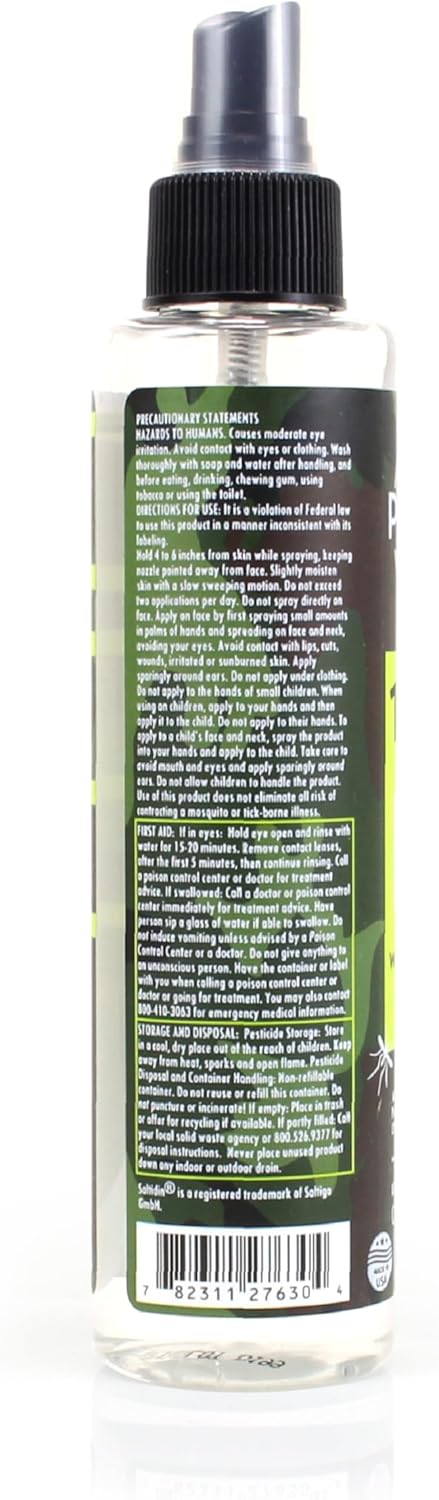 Proven Insect Repellent Spray, Keep Mosquitoes, Ticks and Flies Off, DEET Alternative Repellent, Up to 12-Hour Protection, Great for Camping or Hiking, 6 Ounce, Odorless Spray