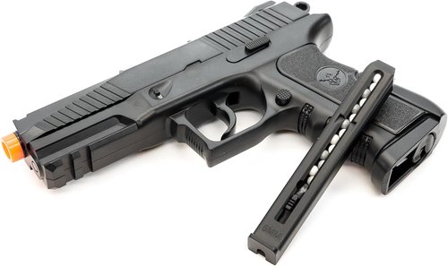 Black Ops Airsoft Magazine BR45 and BOA Airsoft Pistol 15 Round Magazine 6mm Plastic Biodegradable BBS