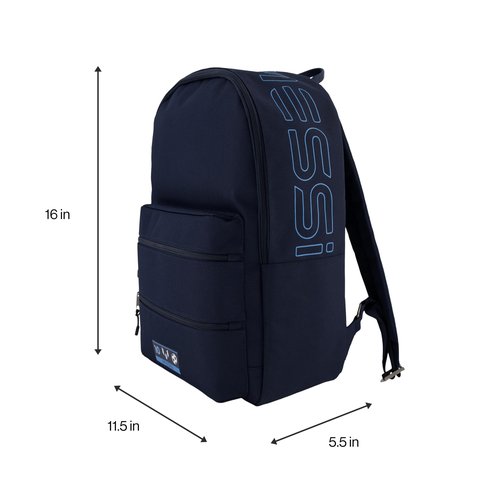 Messi Lifestyle Backpack, Bookbag with Pockets & Adjustable Straps, Dark Blue, One Size