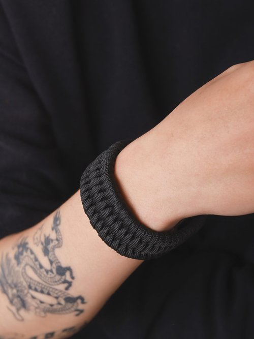 HAQUIL Men's Adjustable Paracord Survival Bracelets with Metal Clasp, Durable Tactical Rope Wristband
