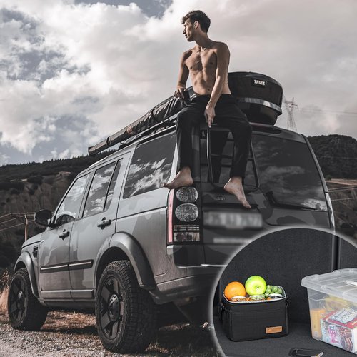 TuErcao 6 Can Mini Soft Cooler Bag for Beach Camping Travel Picnic Road Trip Leakproof Small Ice Chest, Insulated Cooler Lunch Box for Men Work, Black