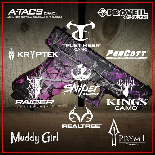 GunSkins Precut Pistol Skin for Glock 17 - Compatible with Airsoft AEG BB Gun - Vinyl Gun Wrap - Easy to Install - 100% Waterproof - Matte Finish - Made in USA - GS Bombshell Blonde