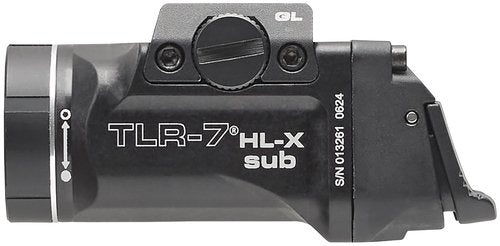 Streamlight 69503 TLR-7 HL-X sub USB 1000-Lumen Rechargeable Rail-Mounted Weapon Light Designed Exclusively for Glock 43X/48 MOS, 43X/48 Rail, Includes Mounting Kit with Keys, Black
