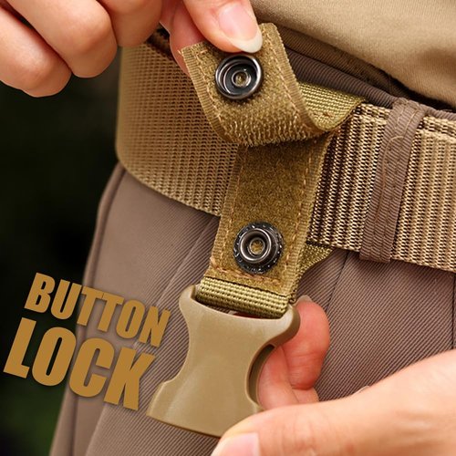 YERGOFE Hanging Bottle Buckle Clip Carabiner - 6 Pcs
