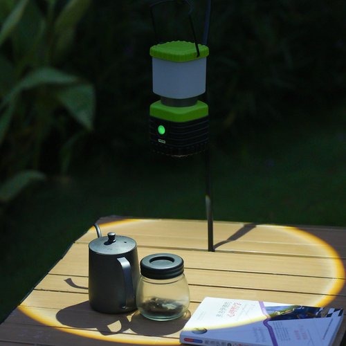Jarxin 3PCS 6500K White Light LED Camping Lantern Rechargeable 1000LM, 4500mAh Power Bank, Flashlight for Hurricane Emergency, Hiking, IP44 Waterproof Lantern(Black)