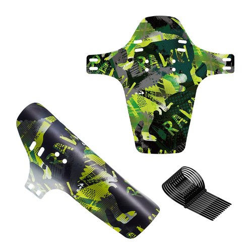 Chooee Bike Fenders,MTB Mud Guard，Front and Rear Bike Mudguard Fits 26", 27.5", 29" Plus Size and Fat Bikes.