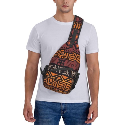 YSBYEIU Retro African Bags Sling Bag For Women Men African Tribe Crossbody Backpack Shoulder Bag for Sports and Outdoor Bags