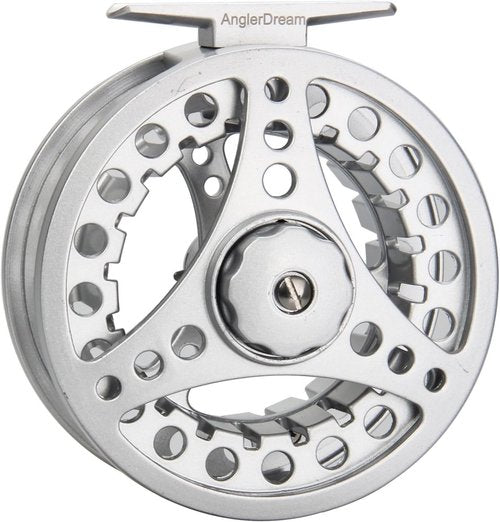 (1/2WT 3/4WT 5/6WT 7/8WT) Fly Reel with Line Combo Aluminum Alloy Large Arbor Fly Fishing Reels Weight Forward Fly Line with Braided Backing Taper Leader Pre-Tied