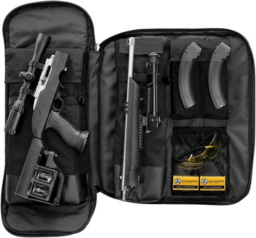 Copper Basin Takedown Firearm Backpack Discrete Takedown & Compact Firearm Storage Pack, Black/Gray, Black