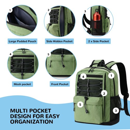 10L Small Size Casual Backpack for Kids Girls Boys Ages 3-9, Mini Waterproof Outdoor Sport Travel Hiking Camping Daypack (Black)