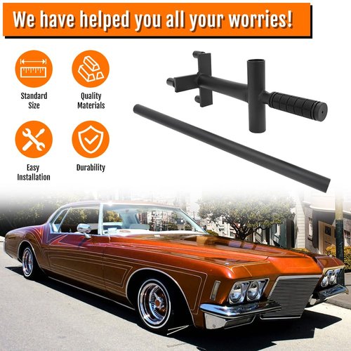 WIKIBB 3 Bar Lowrider Wire Wheel Knock Off Tool with Bar Suitable for Dayton Luxor Zenith China 3 Bar Wire Wheels Removal and Installation Tools