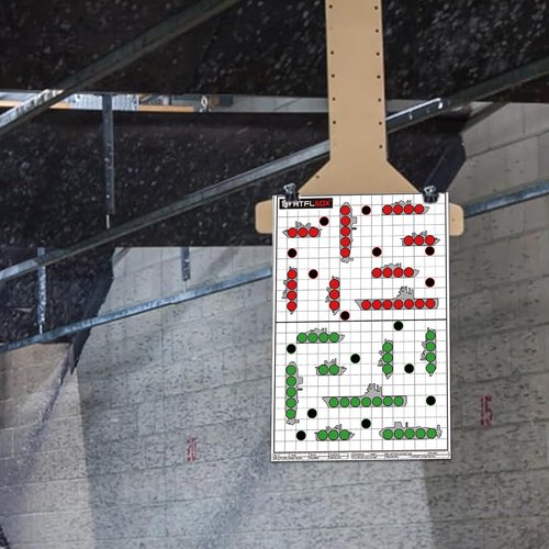 Atflbox 17X25 Inch Battle Target, Highly Visible and Bright Game Targets, Rifle Boats Paper Shooting Targets for Shooting Range or Outdoor Shooting Practice (25 Pack)
