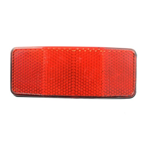 PZRT Bicycle Rear Rack Reflector Single Peg Mount Red Front Reflective Rear Warning Light Bicycle Accessories Bicycle Reflector Tail Light Plastic Housing Reflective Accessories