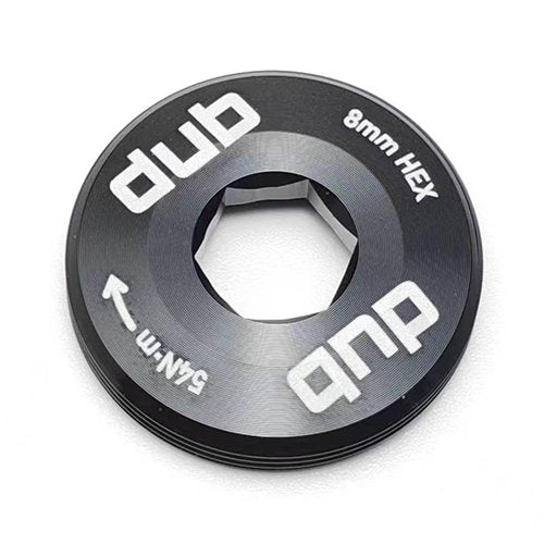 takewell Self-Extracting Crank Arm Cap M18/M30 for SRAM Dub, Black (White Letters)